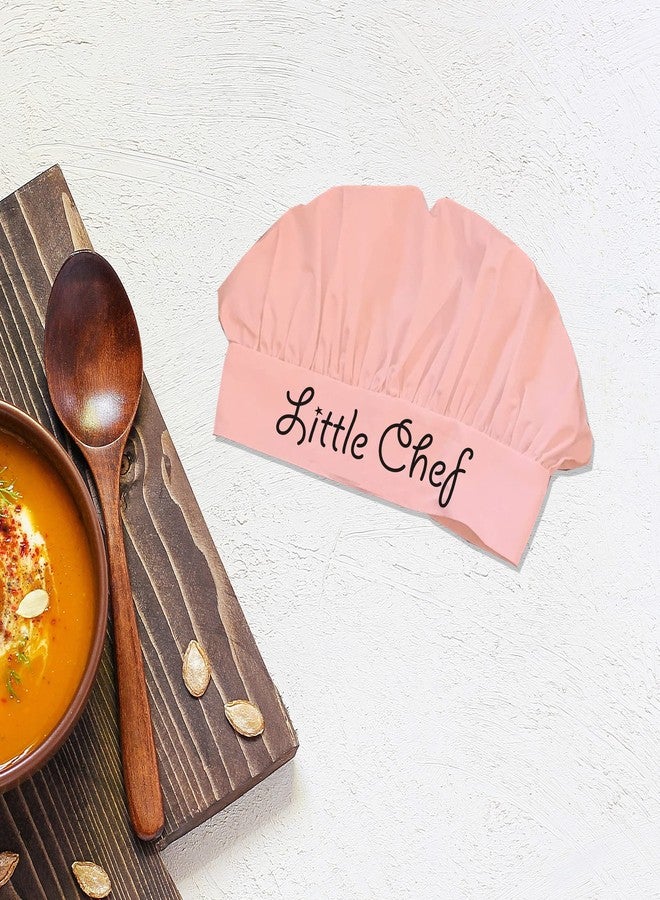 Style Secrets زيّ الطاهي الصغير من ستايل سيكرتس، مصنوع من مزيج القطن والبوليستر، يتضمن مئزراً وقبعة، مناسب للأطفال الرضع والصغار، لجلسات التصوير، والطبخ، والفنون والحرف اليدوية، والأنشطة الترفيهية، وغيرها. (من 4 إلى 7 سنوات، لون وردي) - Image 2